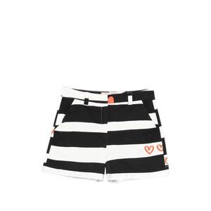 Alessandro Enriquez Women Striped Cotton Shorts